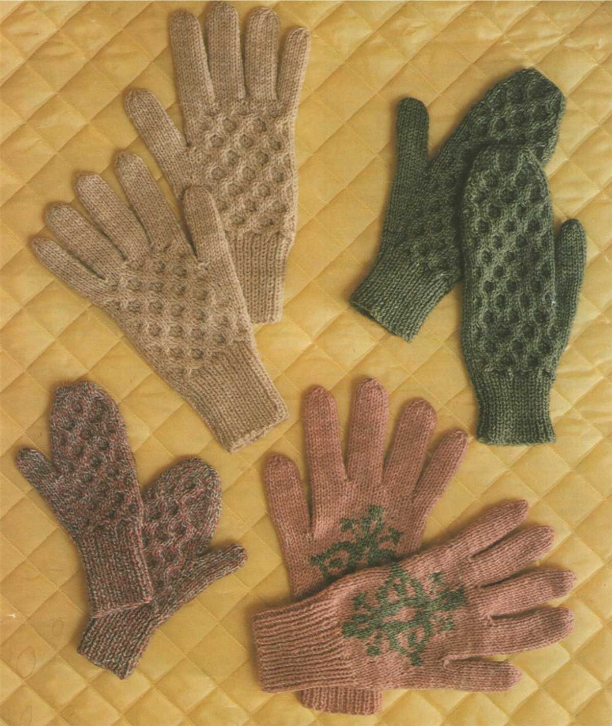 Double knit gloves pattern free