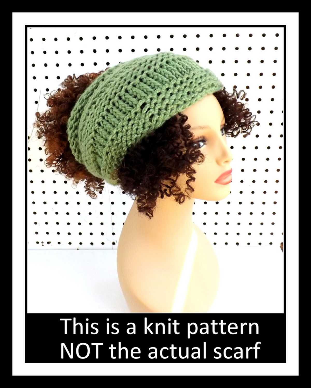 Knitting pattern head scarf