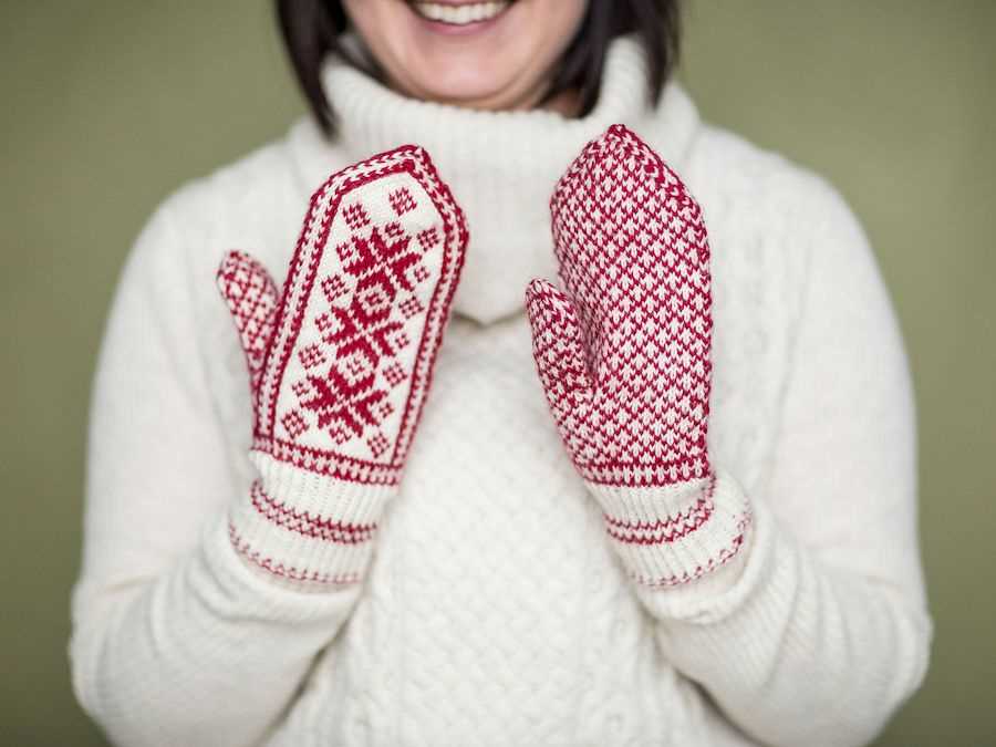 Women's mittens knitting pattern