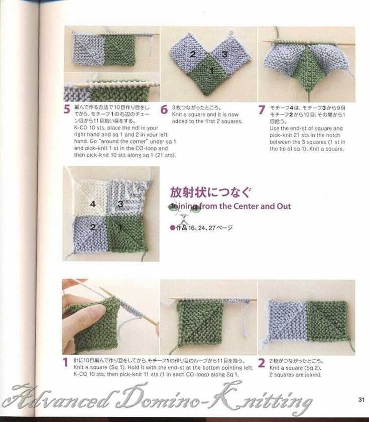 Domino knitting patterns