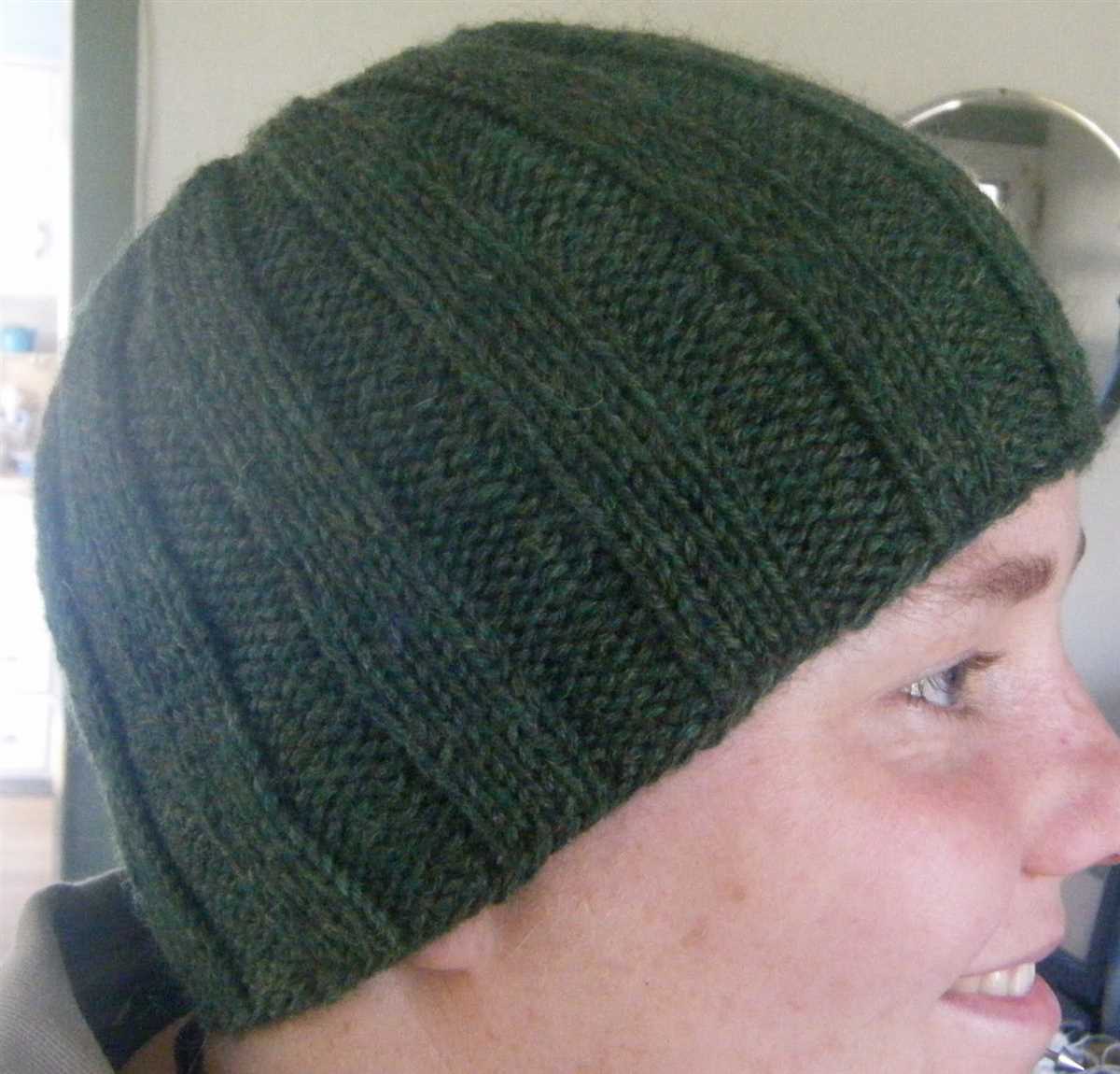 Beanie free pattern knitting