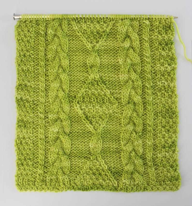Celtic cable knitting pattern