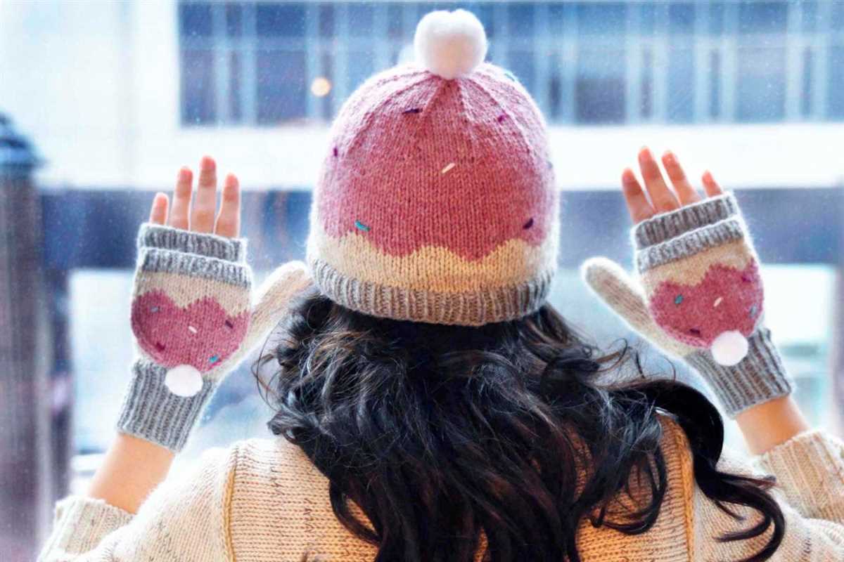 Ice cream hat knitting pattern