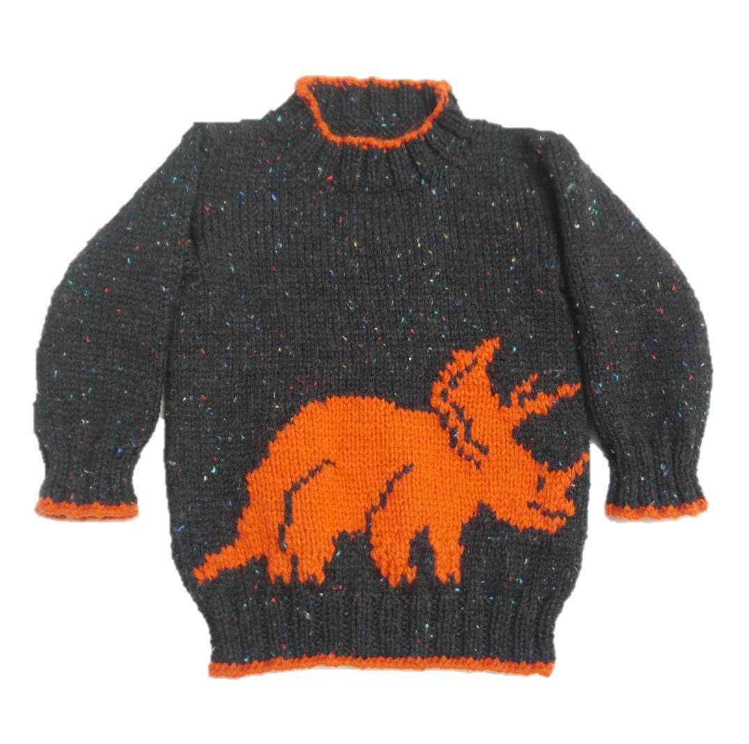 Free dinosaur jumper knitting patterns uk