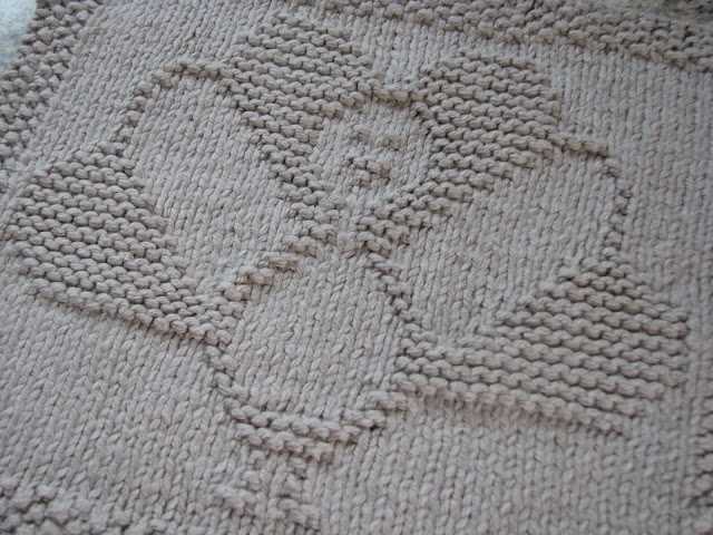 Knitted turkey pattern