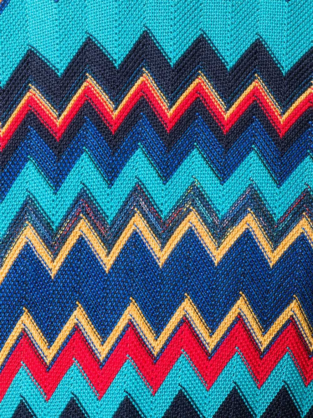 Knit zig zag pattern