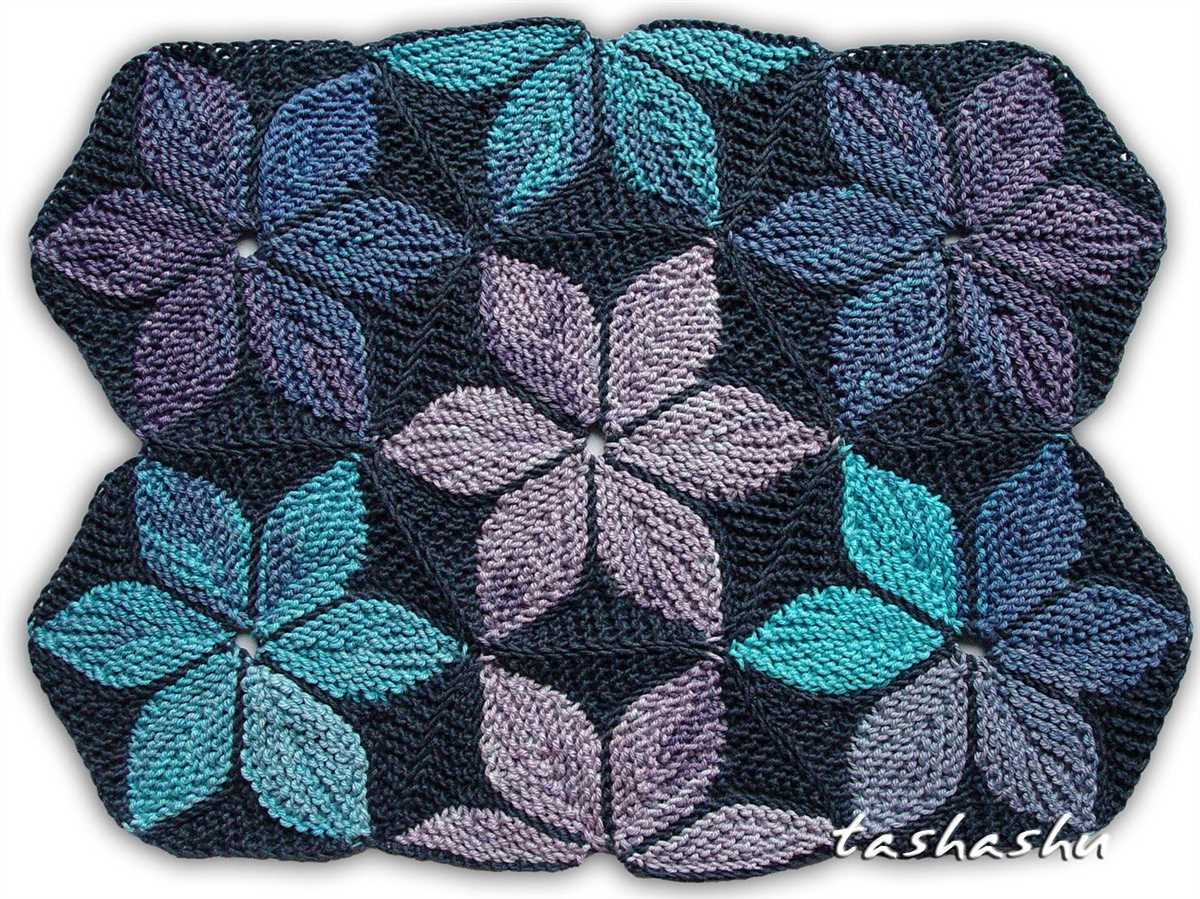 Knitting pattern design templates