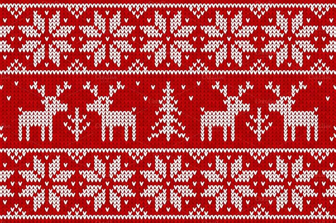 Knitting patterns for christmas