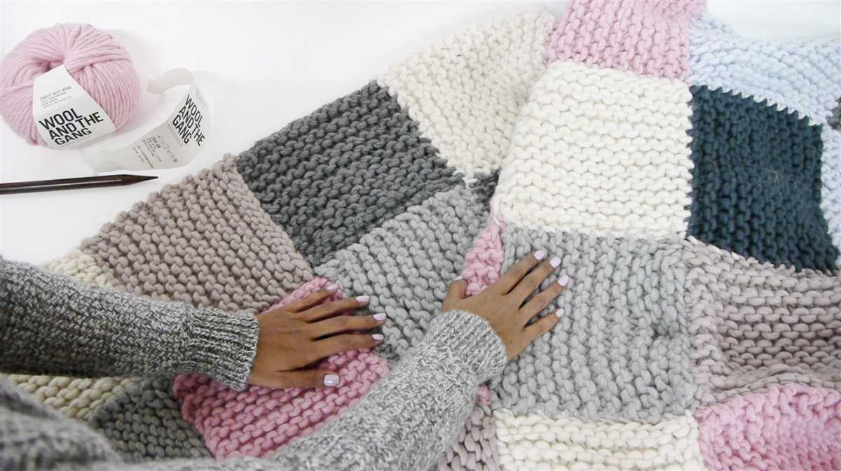 Basic blanket knitting pattern