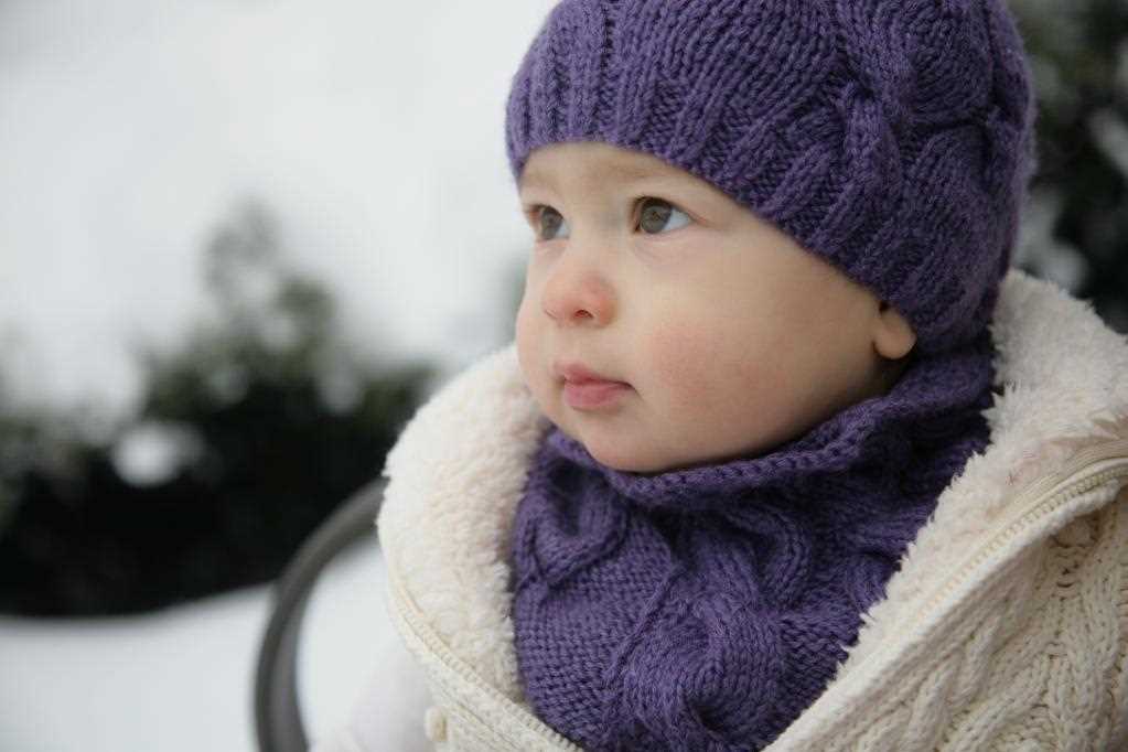 Infant cap knitting pattern