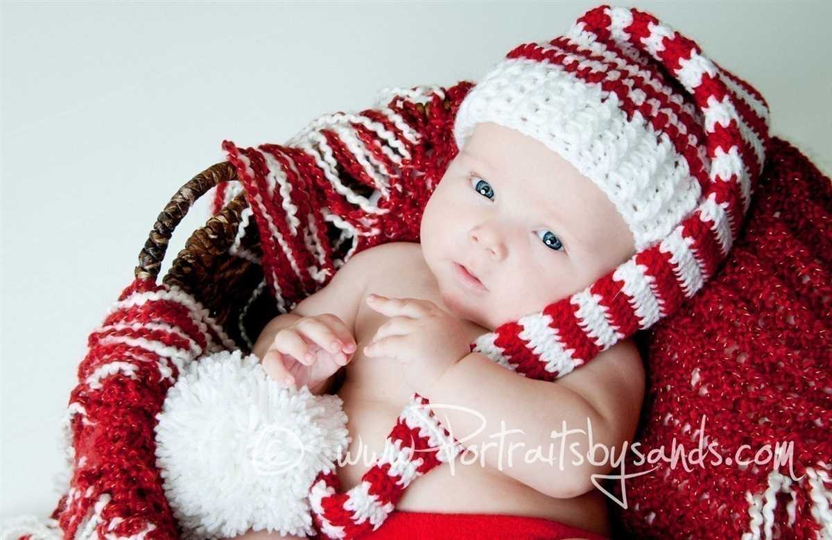 Infant santa hat knitting pattern