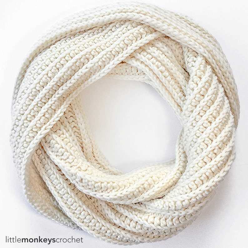 Infinity scarf knitting pattern super bulky