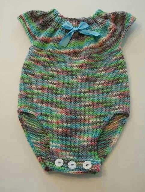 Knitted onesie pattern