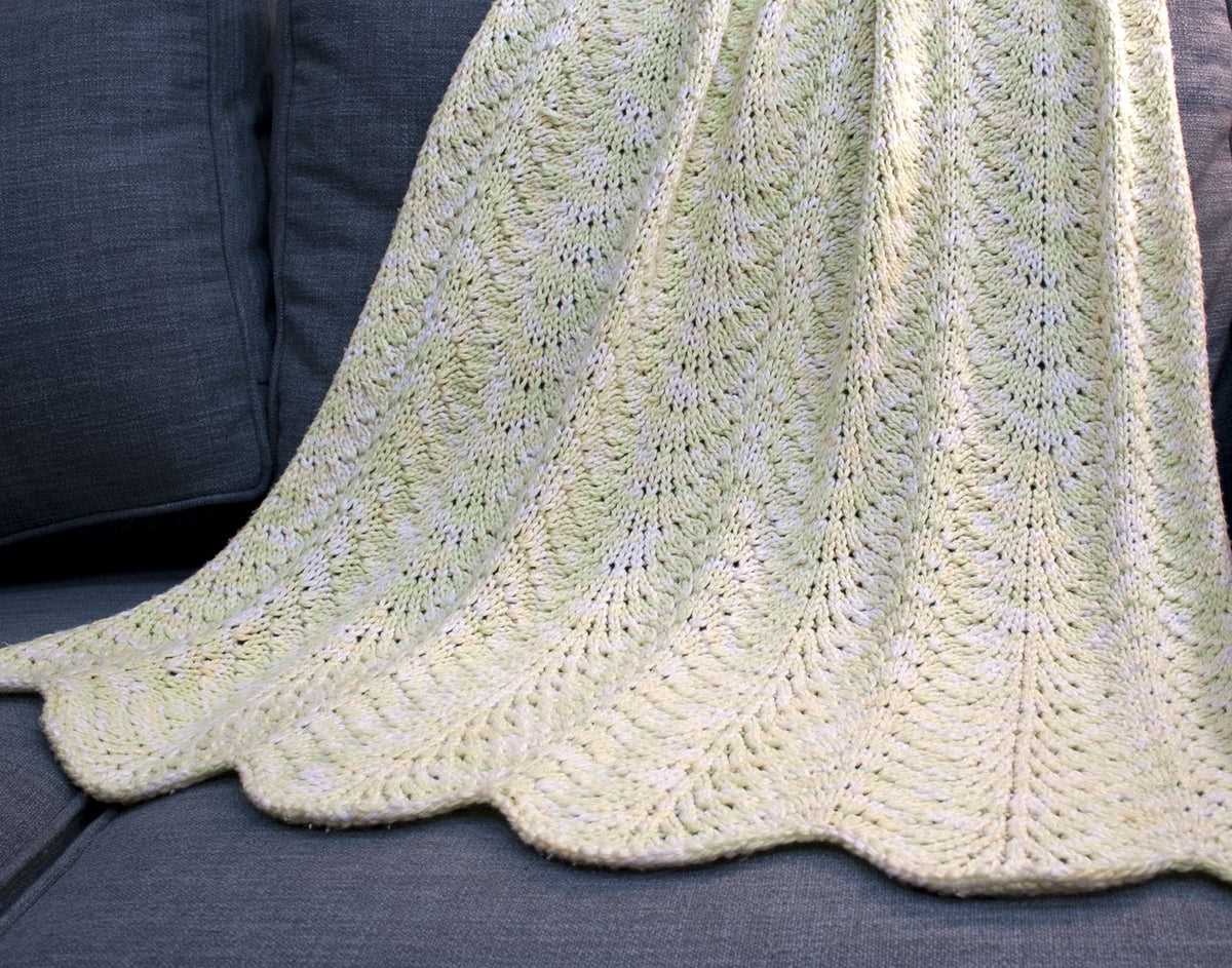 Irish knit blanket pattern