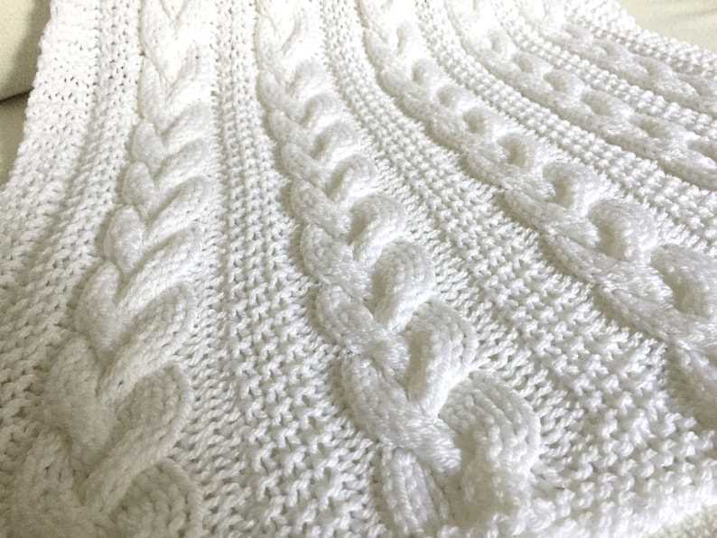 Irish knit blanket pattern