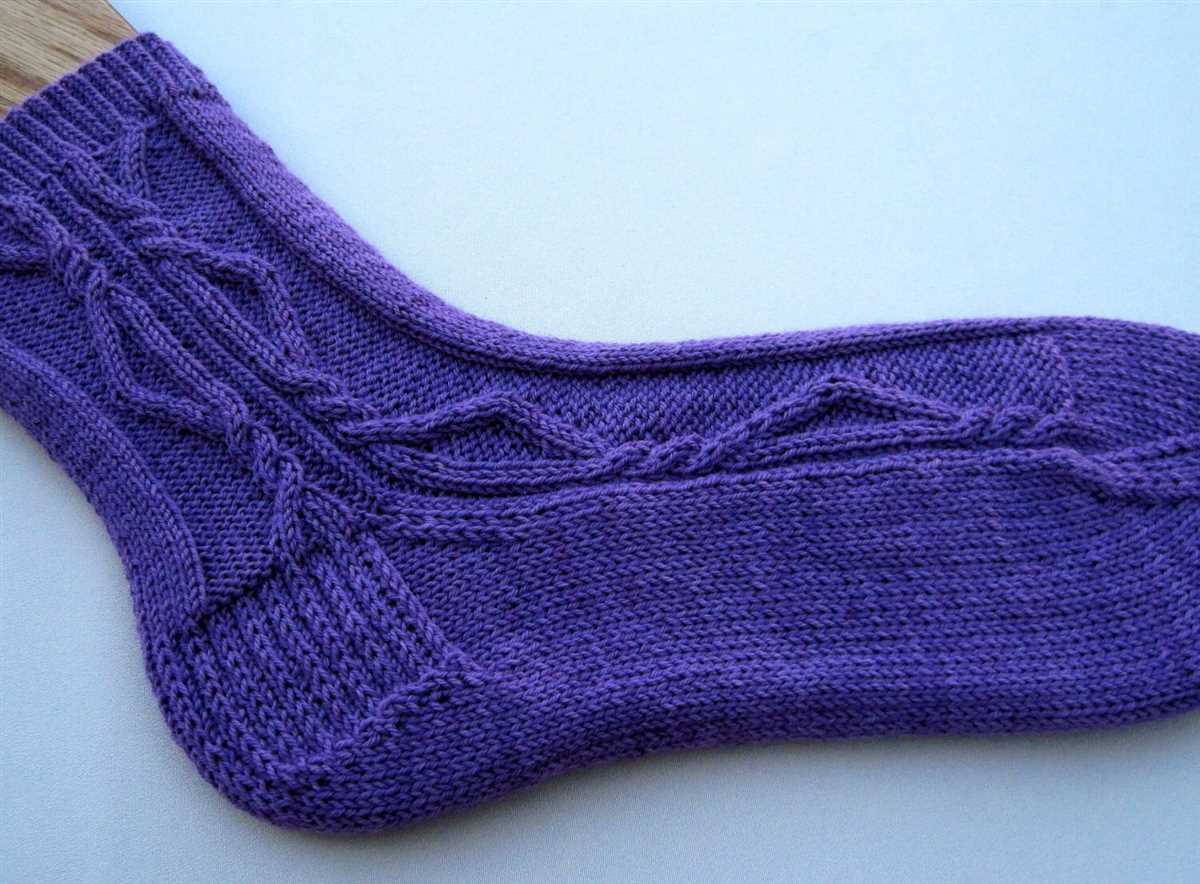 Bulky sock knitting pattern