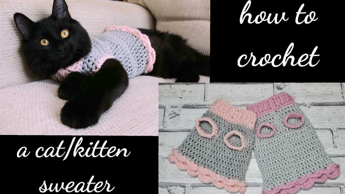 Free knitted cat sweater pattern