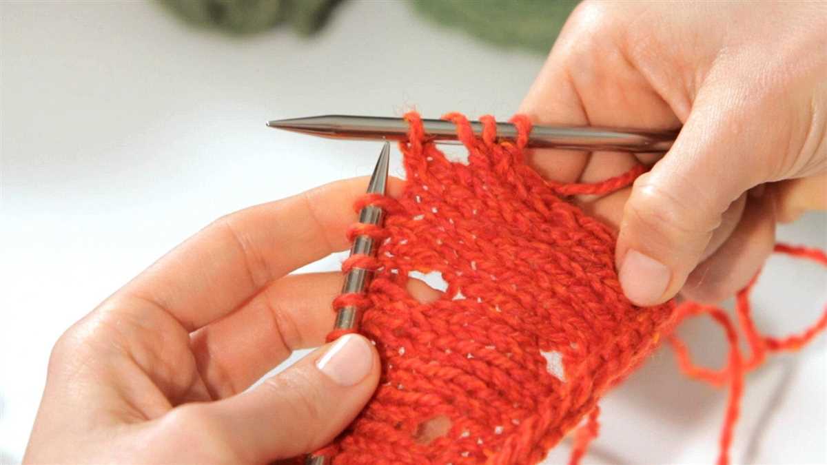 How to knit color patterns