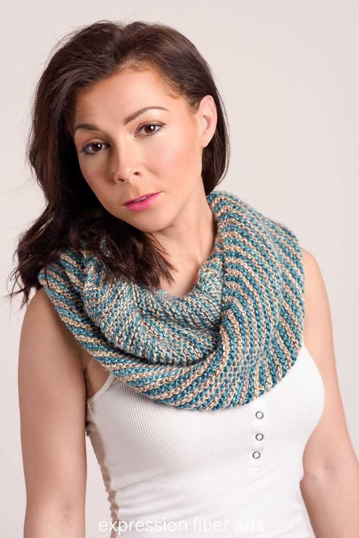 Diagonal knitted scarf pattern free