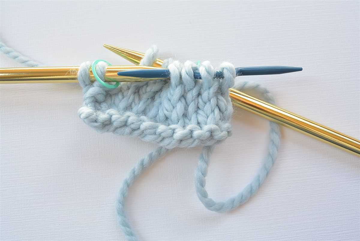 Knit stitch 50 knit + purl patterns