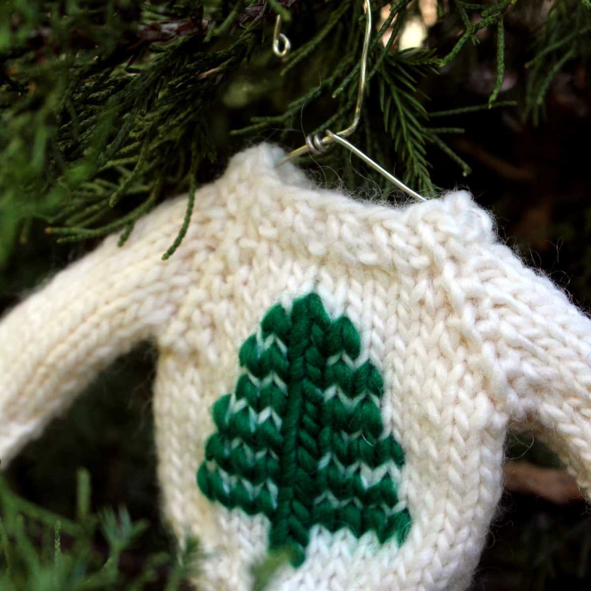 Knitting pattern christmas decorations