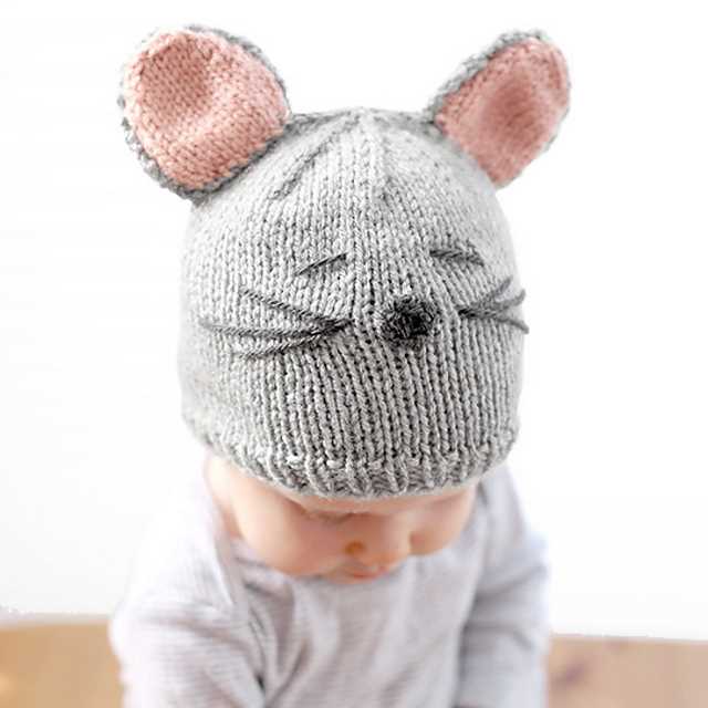 Bear ear hat knitting pattern