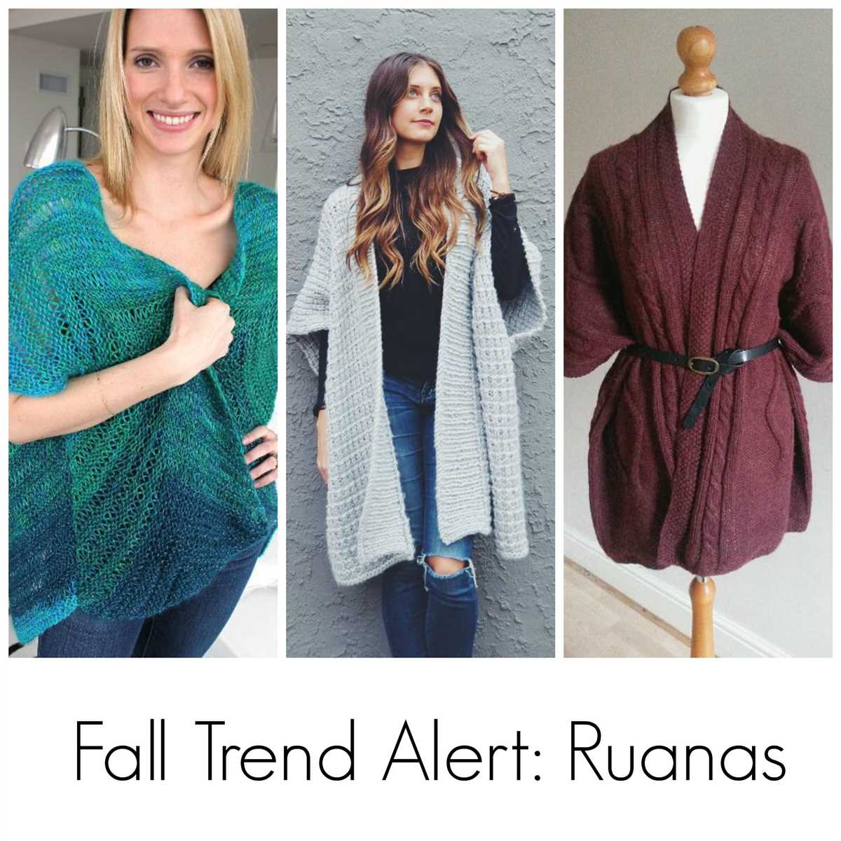 Knit ruana pattern free