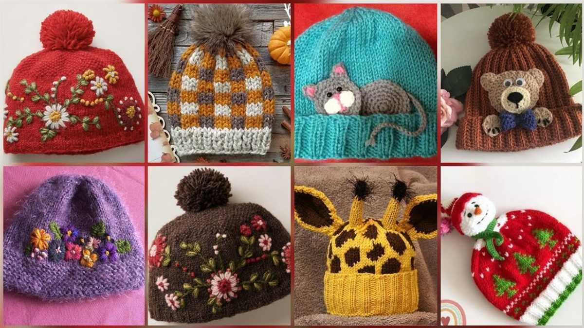 Drops design knitted hat patterns
