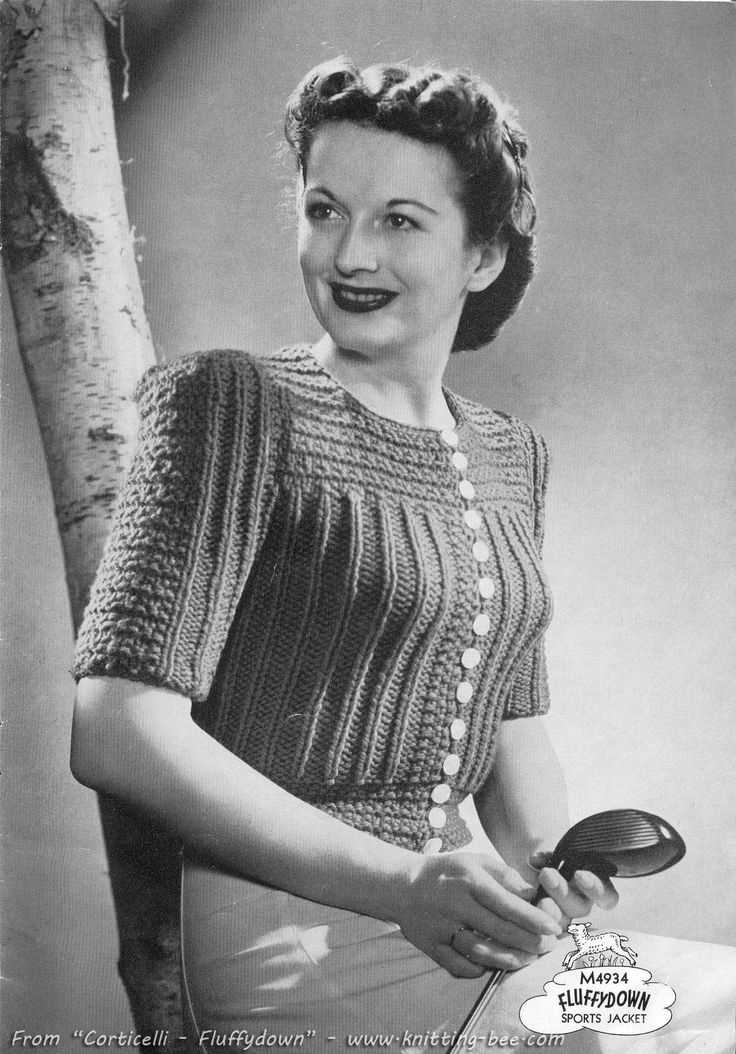 Free vintage knitting patterns to download