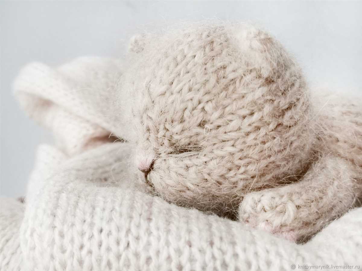 Stuffed cat knitting pattern free