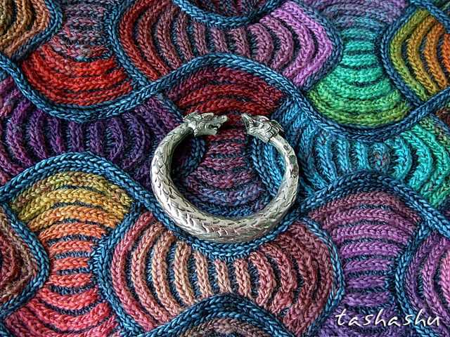 Jewel dragon knitting pattern