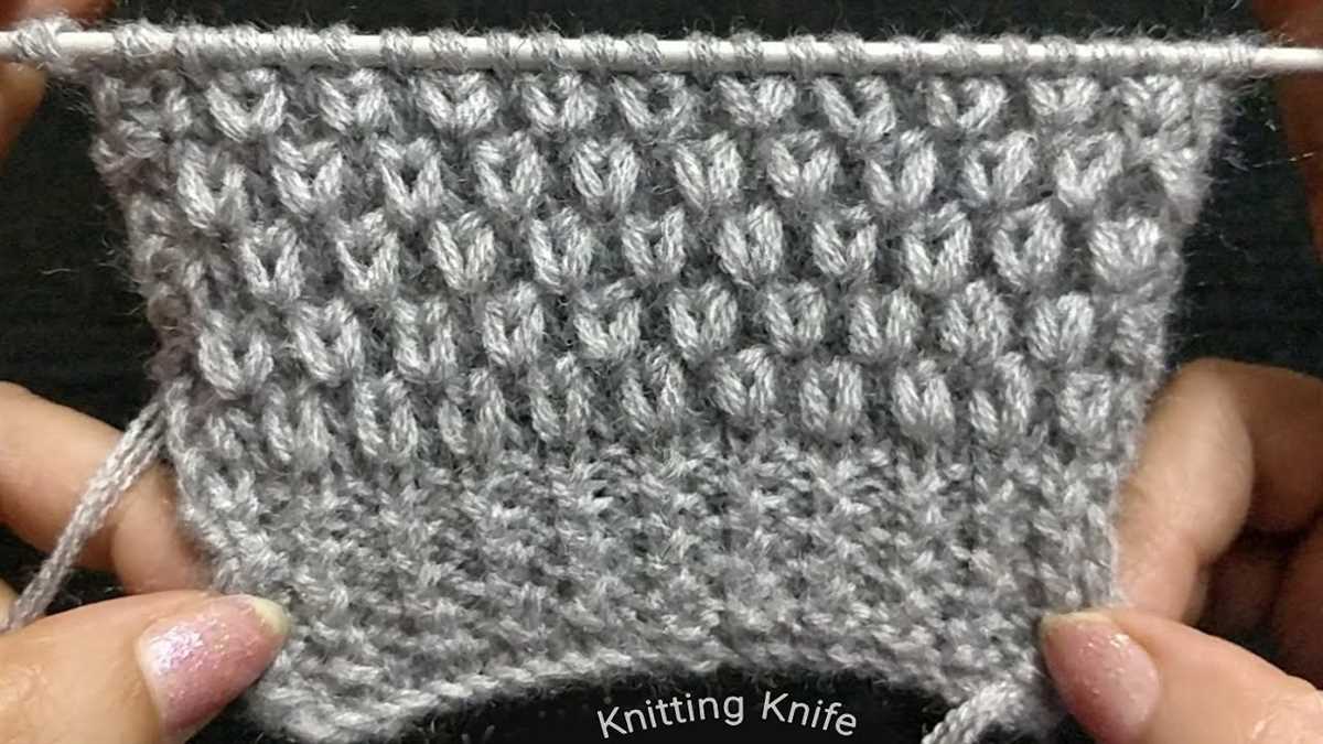 Four row repeat knitting patterns