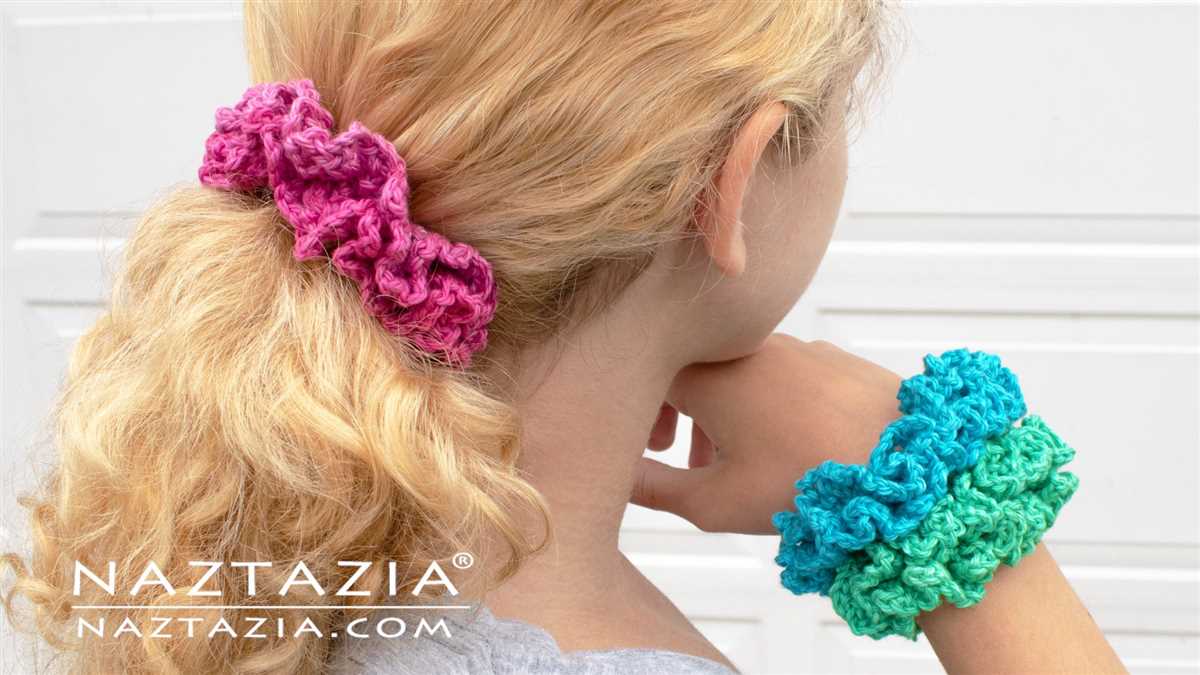 Knit scrunchies pattern