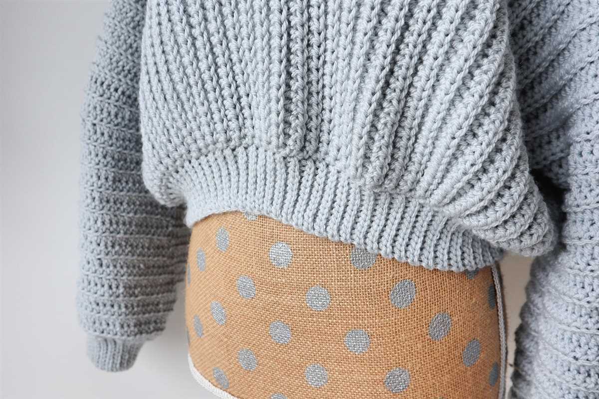 Slouchy sweater knitting pattern