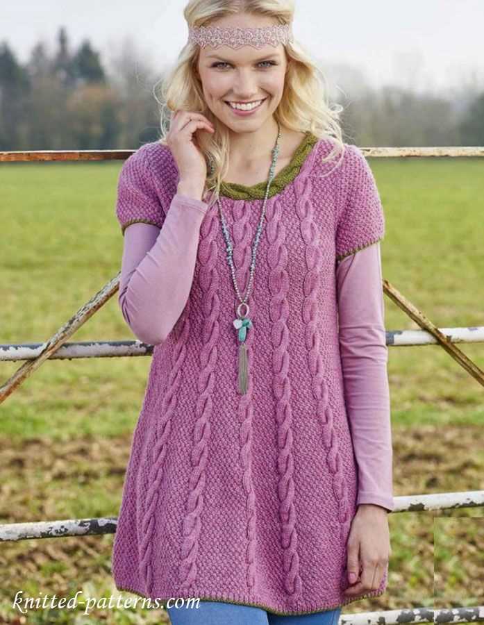 Linnea tunic knitting pattern