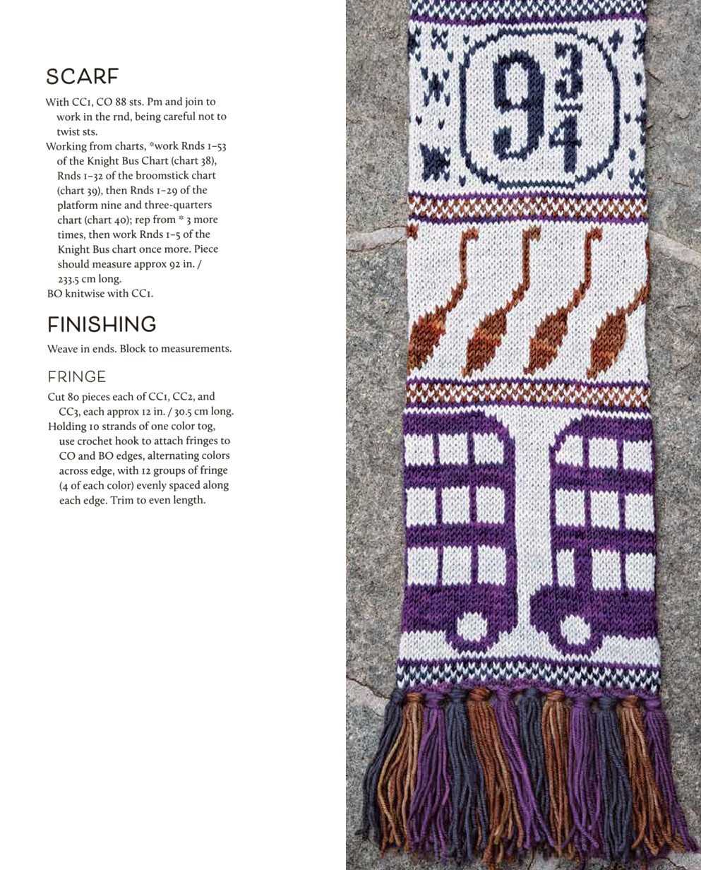Harry potter knitting pattern book