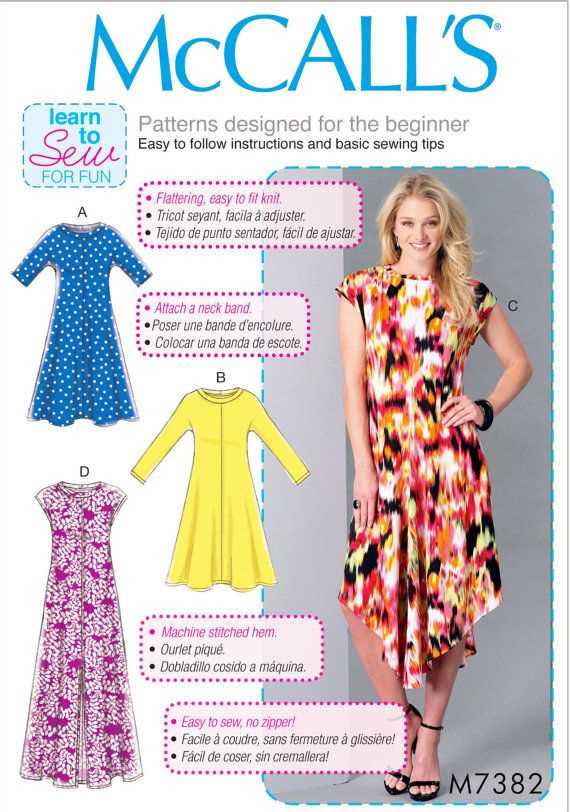 Easy knitted dress pattern
