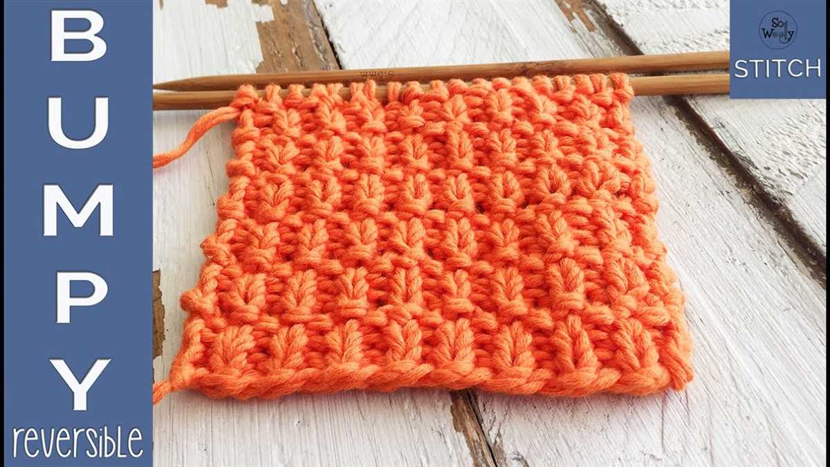Easy reversible knit scarf pattern