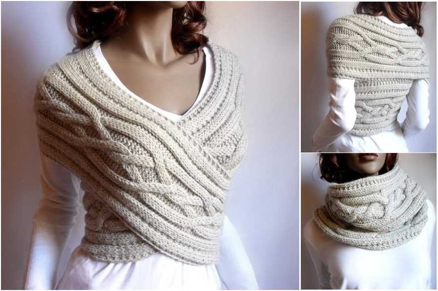 Cable knit cowl pattern free