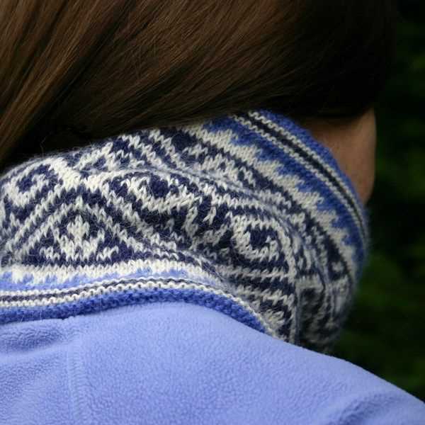 Advent scarf knitting pattern