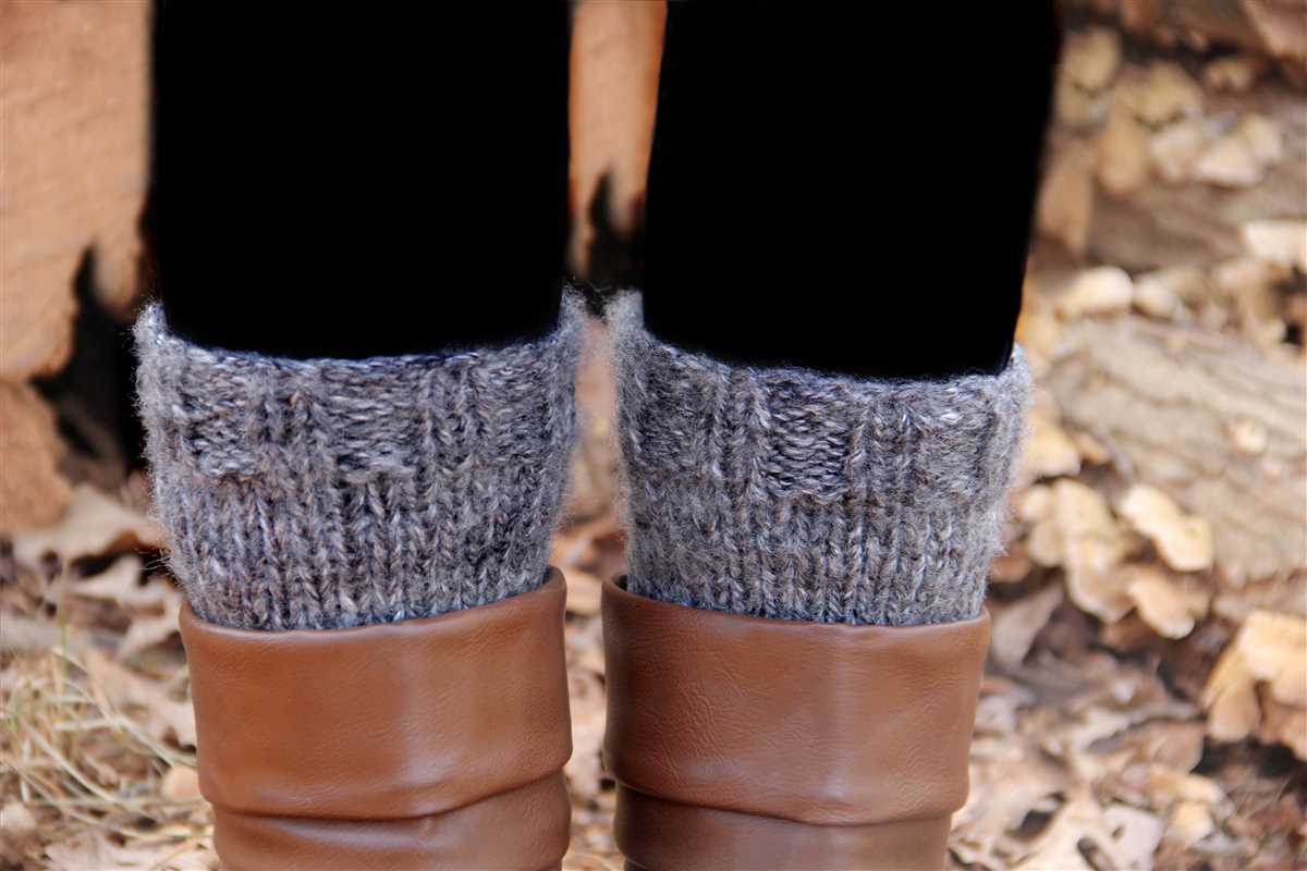 Easy knit boot cuff pattern free