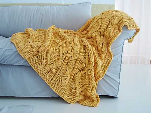 Hand knitted throw patterns