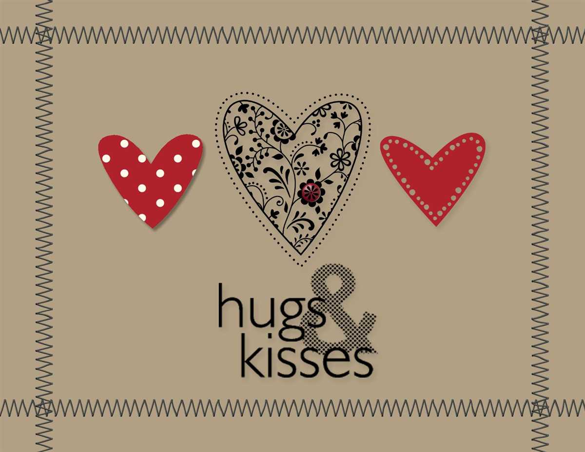 Hugs and kisses knitting pattern
