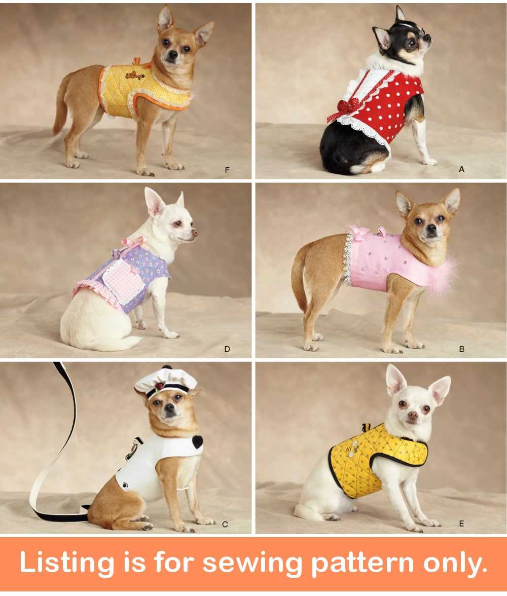 Knitted dog harness pattern