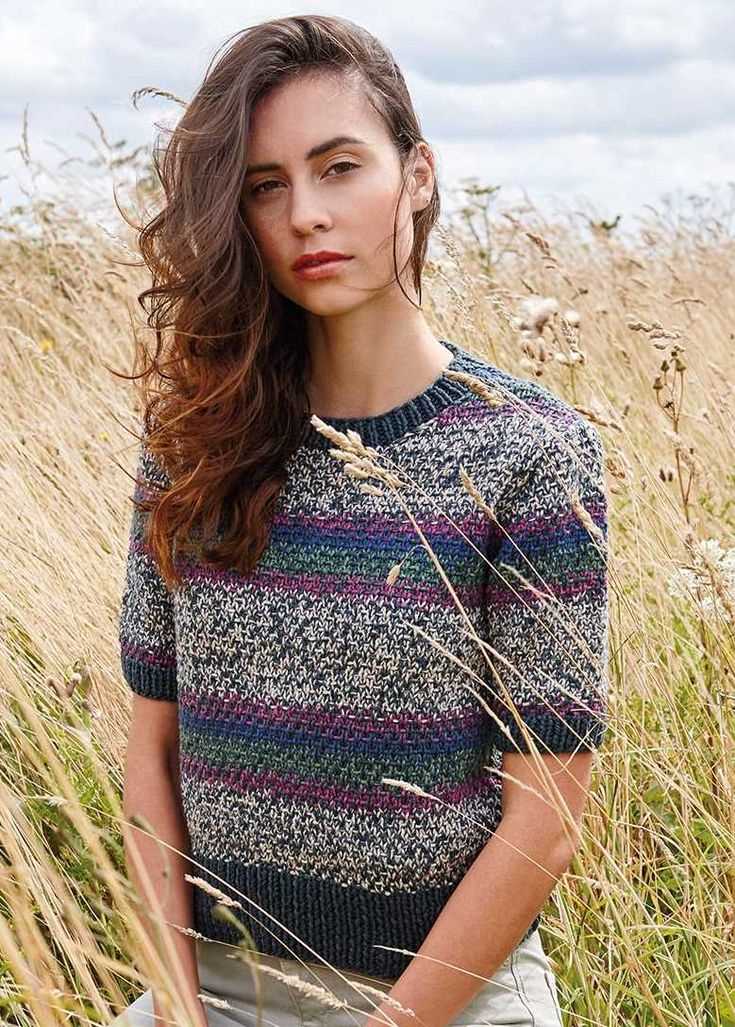 Free ladies sleeveless jumper knitting pattern