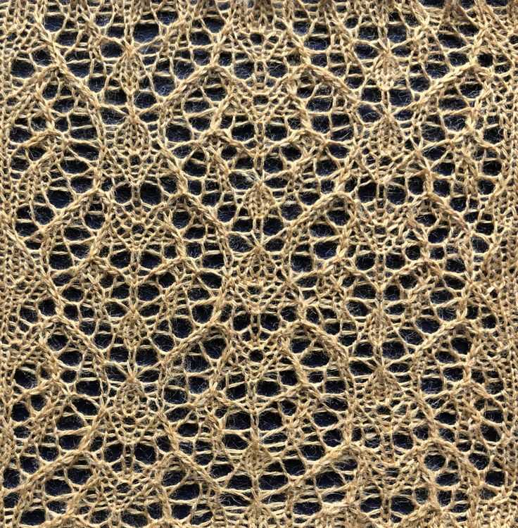 Knit lace pattern
