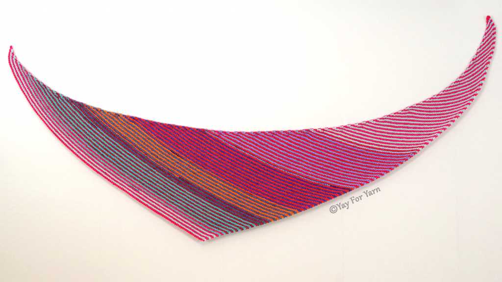 Boomerang shawl knitting pattern