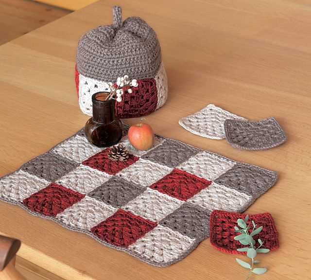Easy knit placemat pattern