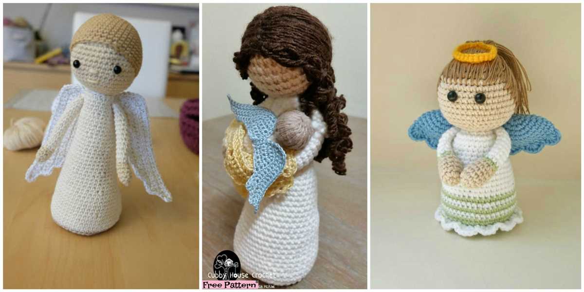 Knitting pattern for an angel