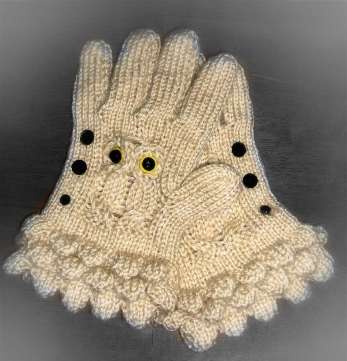 Loom knitting gloves patterns